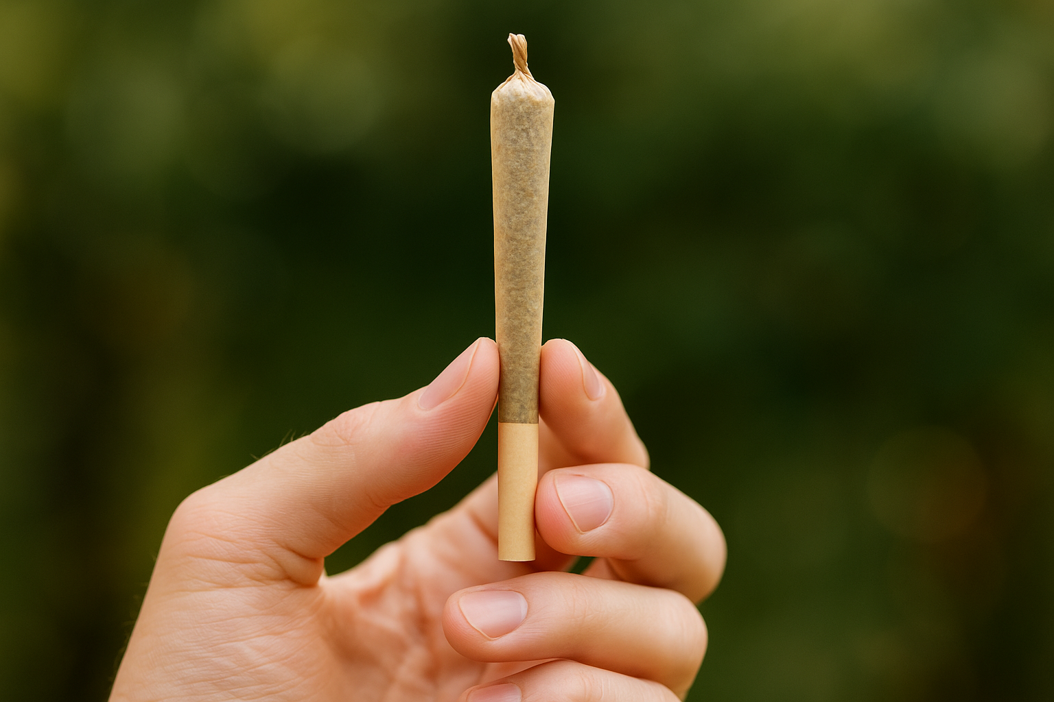 hand holding a joint